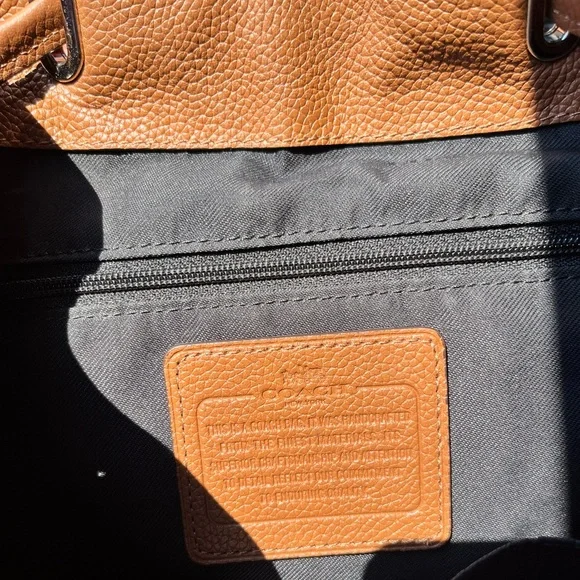 Coach Leather Backpack - Picture 3 of 9